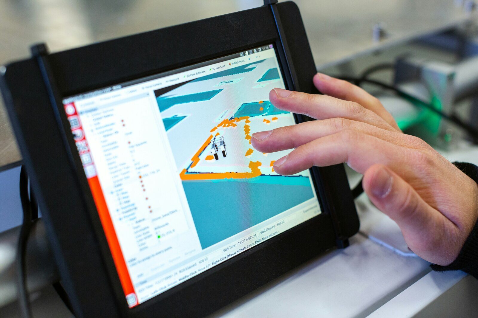 Construction-planning-software-on-tablet-demonstrating-digital-building-design-technology