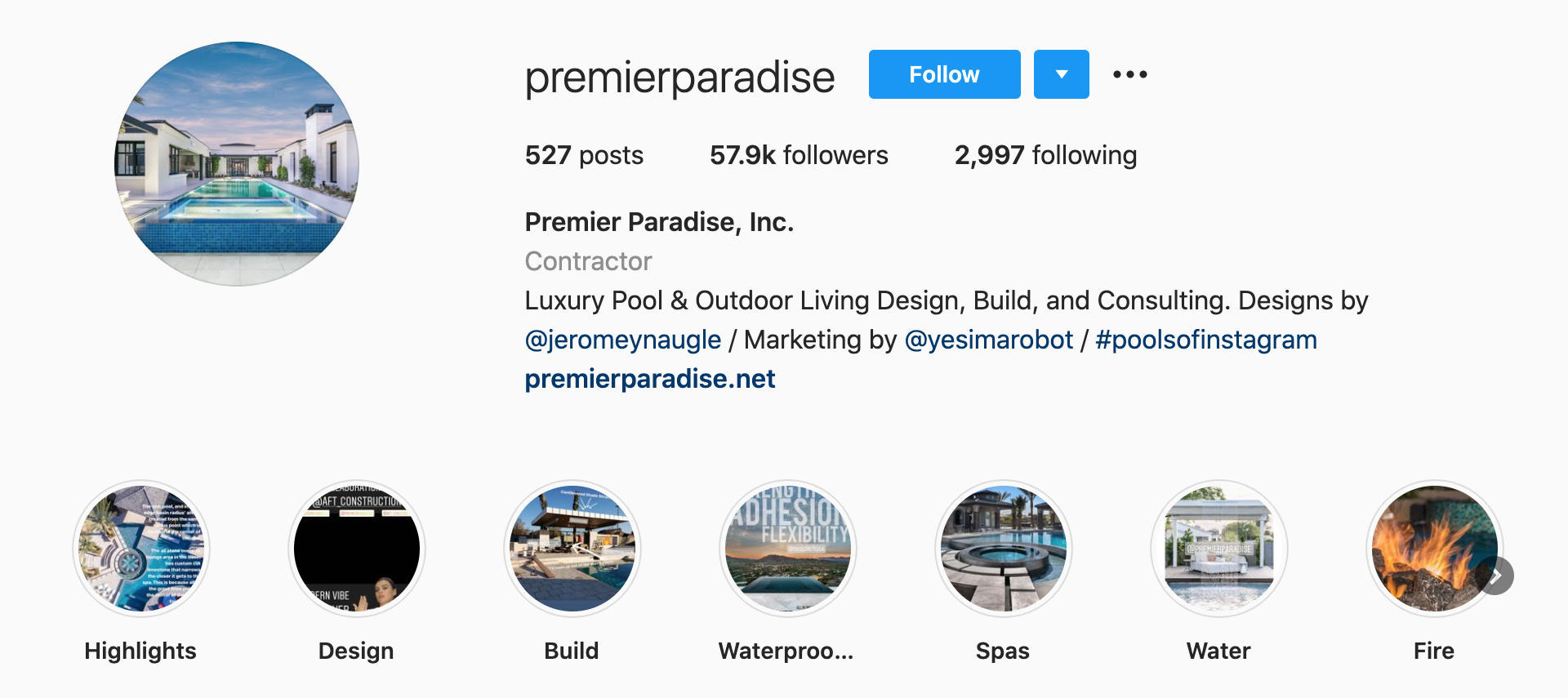 Premier-Paradise-Inc-instagram-profile