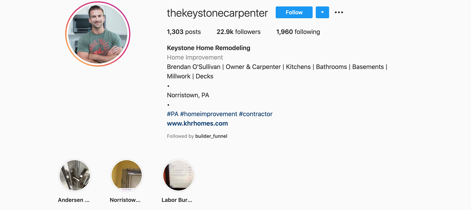 keystone-home-remodelin-instagram-profile