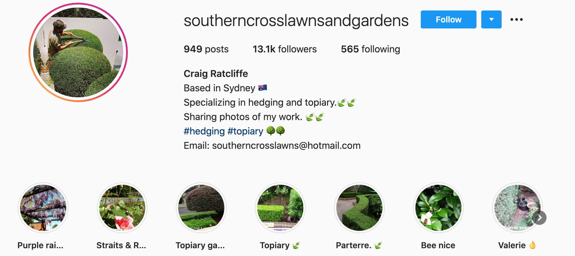 southern-cross-lawns-and-gardens-instagram-profile