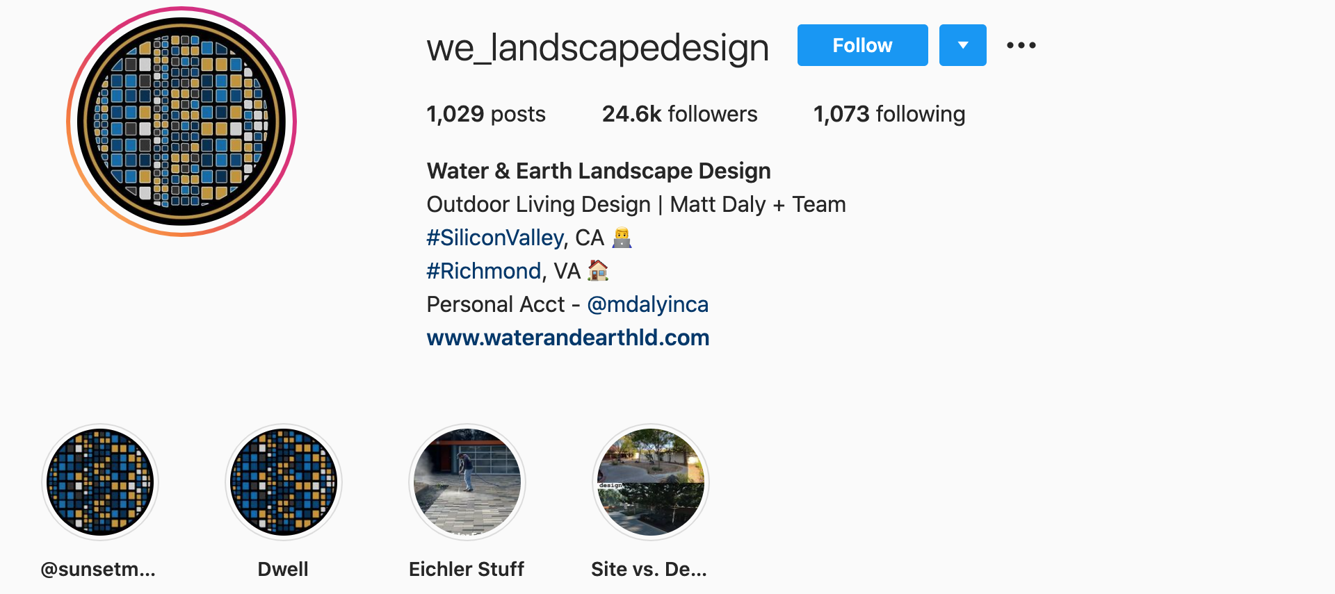 water-&-earth-landscape-design-instagram-profile