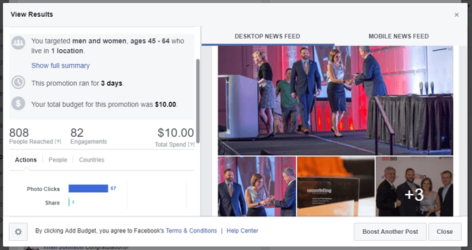 The Anatomy of the Perfect Facebook Post - Boosting