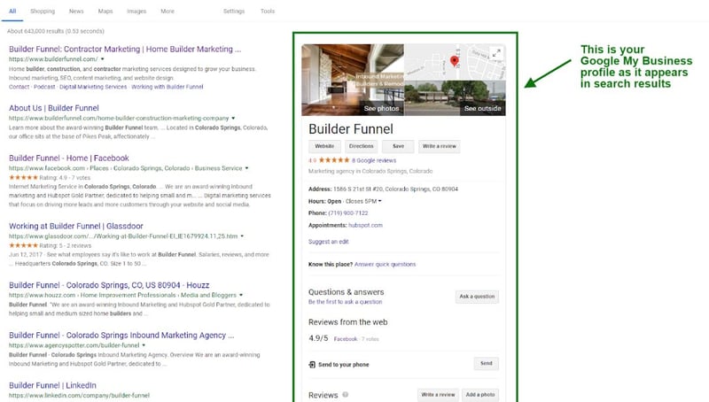 Google Business Profile Example