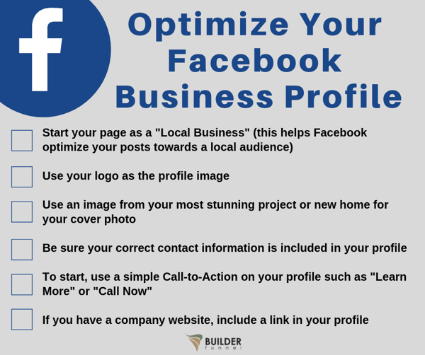 Optimize Your Facebook Business Profile