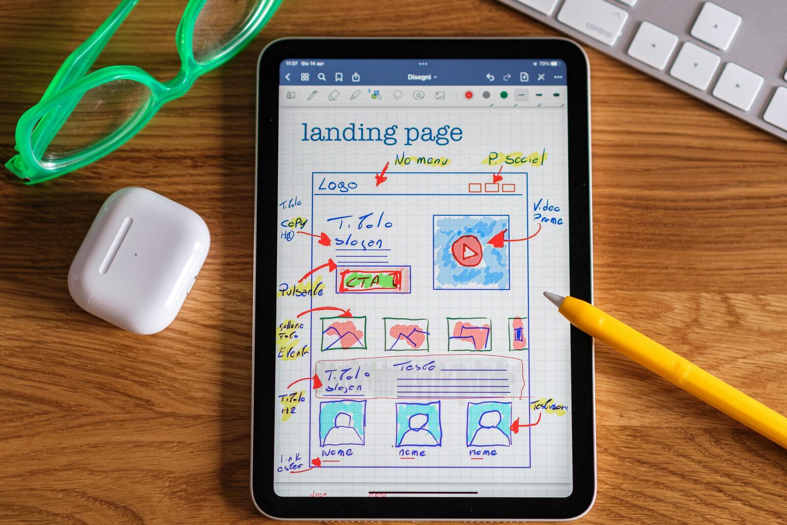 contractor-landing-page-wireframe-on-tablet-visual-website-strategy